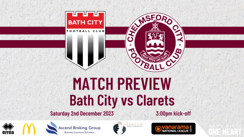 Bath City A Match Preview Chelmsford City Fc