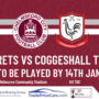 Coggeshall Town at home in BBC Essex Senior Cup