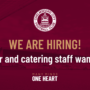 BAR & CATERING STAFF WANTED!