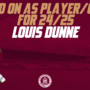 DUNNE SIGNS ON AS PLAYER/COACH