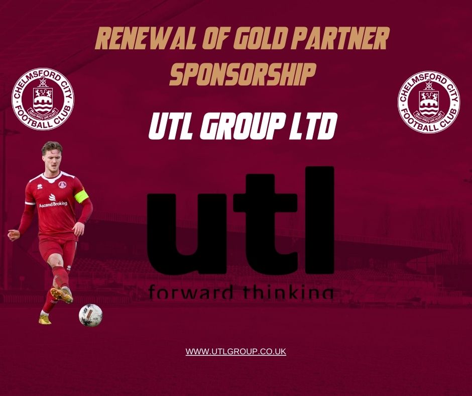 UTL sponorship of Chelmsford City FC