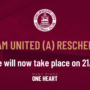 Chesham United (A) Rescheduled