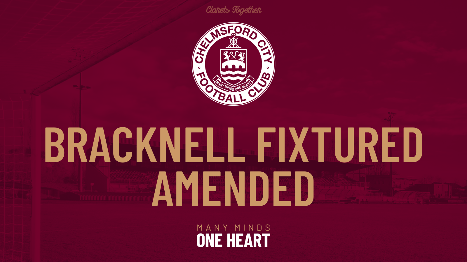 BRACKNELL FIXTURE AMENDED