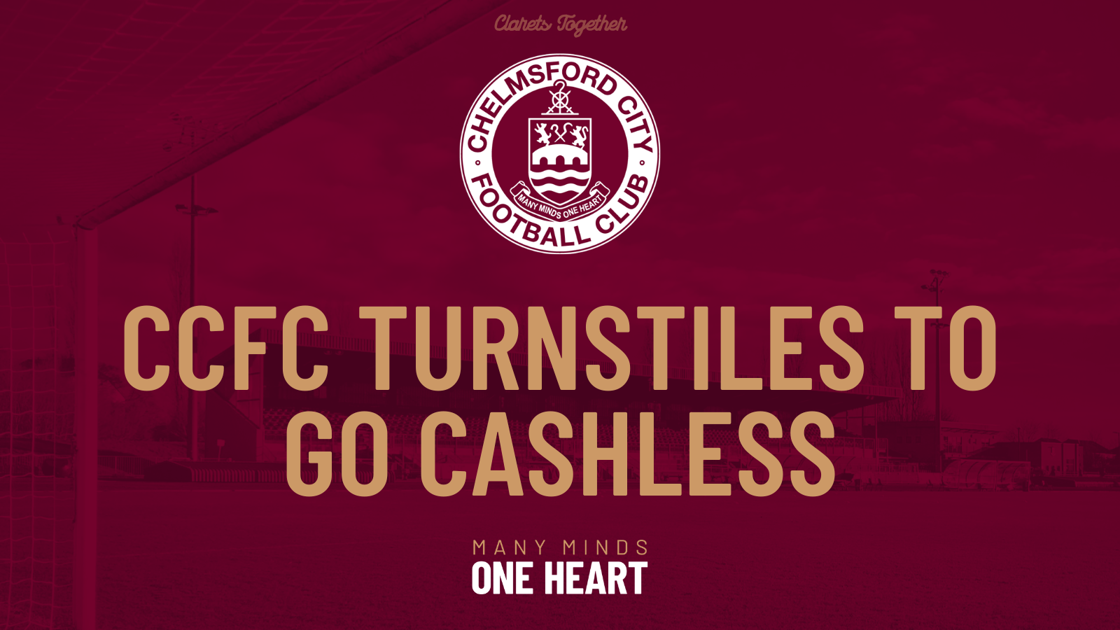 CCFC TURNSTILES TO BE CASHLESS