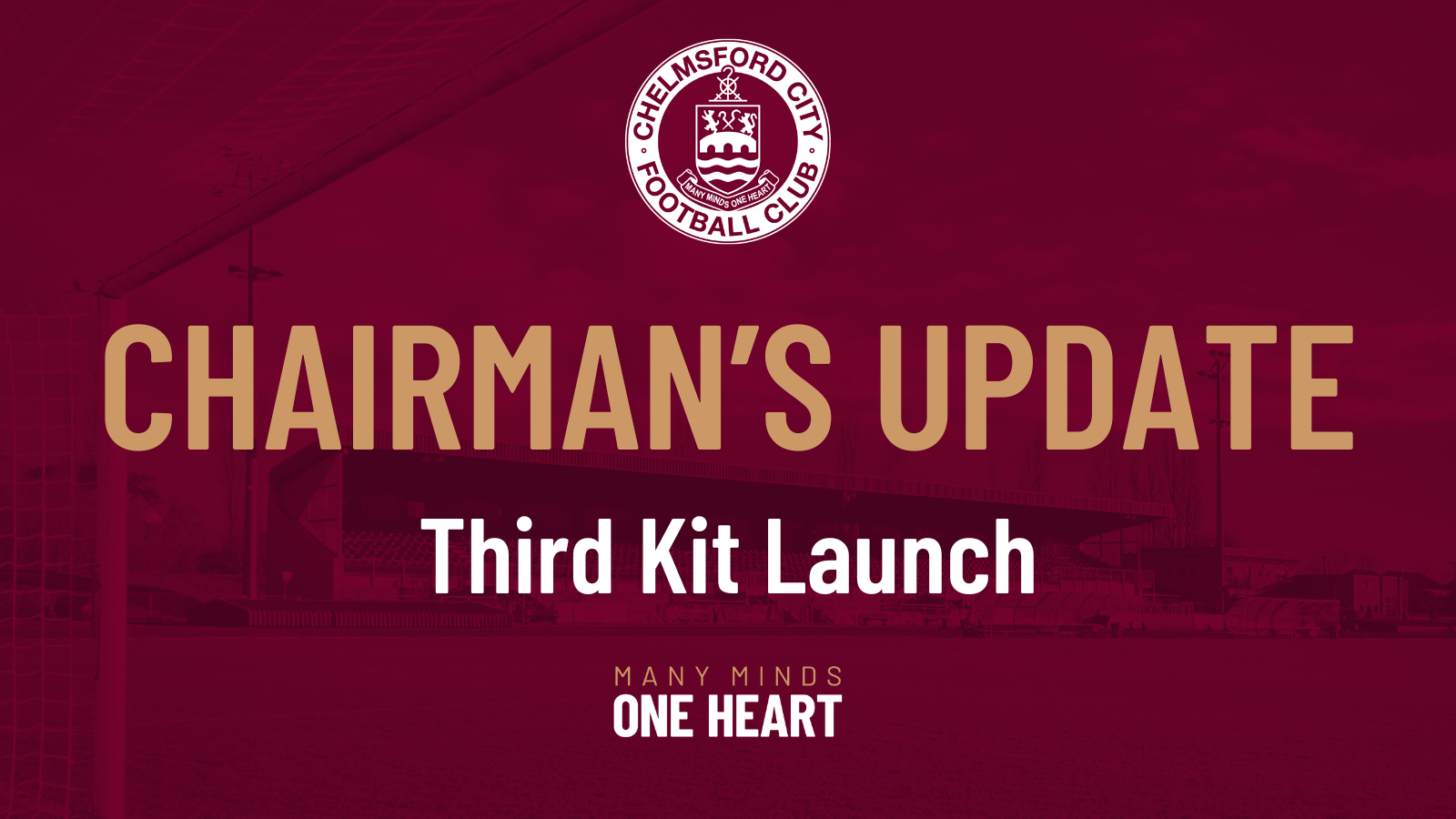 Chelmsford City to Launch Unique 3rd Kit Featuring Names of Loyal Fans